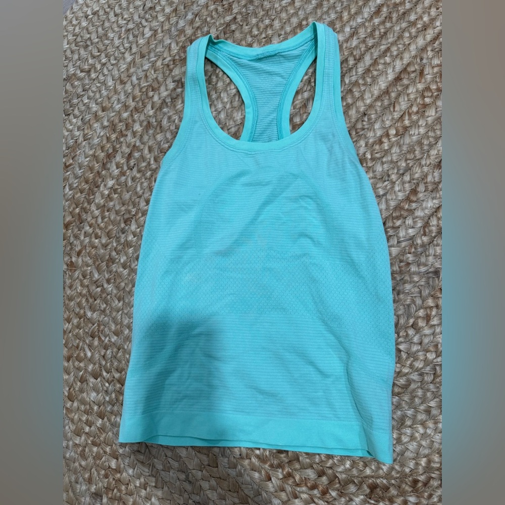 Lululemon mint green swiftly Tank Top